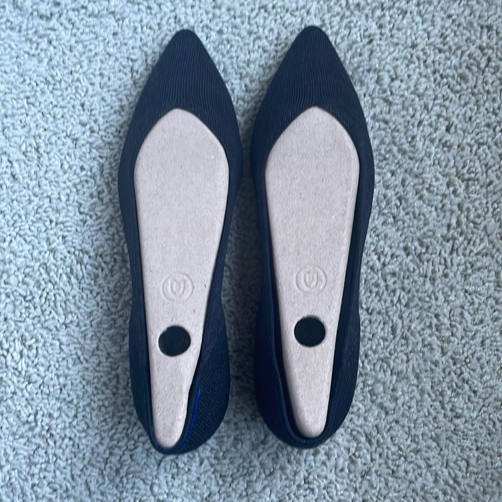Rothy’s Merino Point, size 7.5, shadow, NIB
